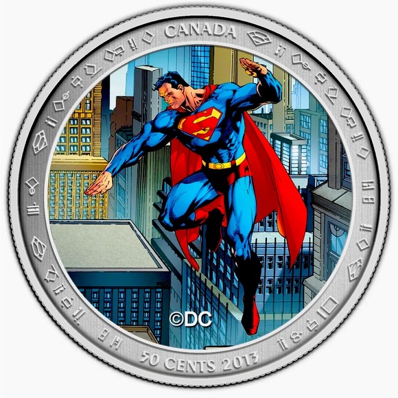 2013 lenticular special effects collector issue 50 cent coin presents Superman. - Picture 1 of 9